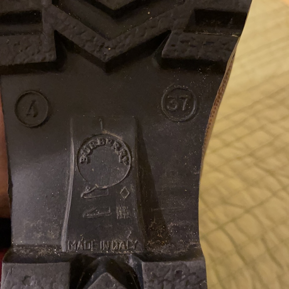 Burberry Rubber Rain Boots - Picture 5 of 9